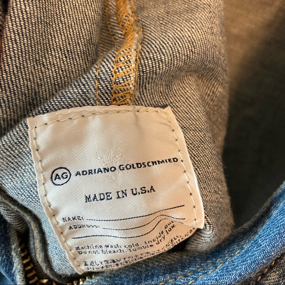 AG Adriano Goldschmied The Pilot Denim Jean Jacket - Picture 6 of 8